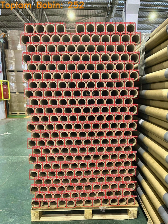 Nesne sayımı ve palet kontrolü